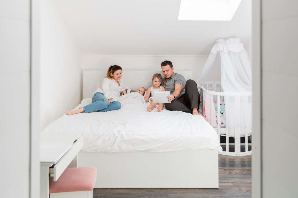 Bedroom & Family Room